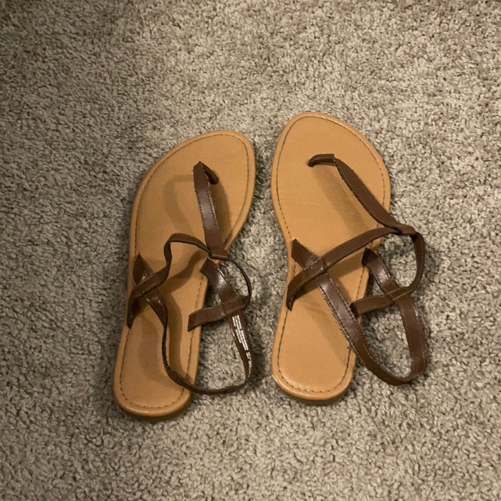 Brown sandals